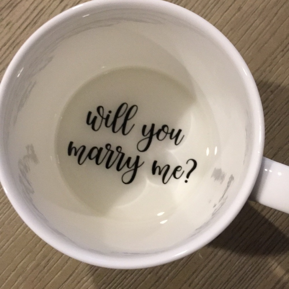 Engagement mugs set of two or one.